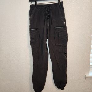 Urban Outfitters Standard cloth Black Straight Leg Cargo Joggers Pants Womens S